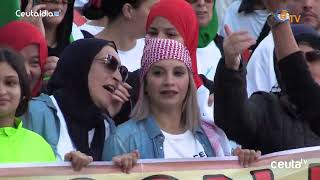 Ceuta muestra su solidaridad con Palestina en una marcha histórica