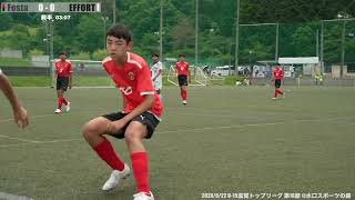 2024/6/22 vs EFFORT【前半】U-15滋賀トップリーグ第16節【FostaFC 22期生】