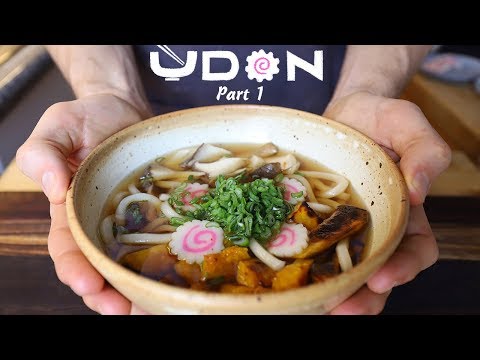 Where did udon noodles originated from?