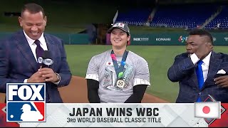 Shohei Ohtani talks matchup against Mike Trout and Japan's WBC championship vict
