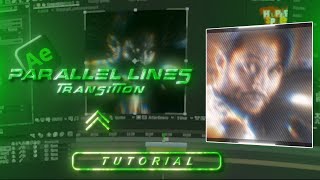 Parallel Lines Transition - after effects | Trending transition tutorial