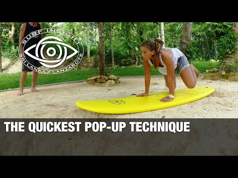 Surf Insight : The Quickest Pop Up Technique Surf Insight : The Quickest Pop Up Technique