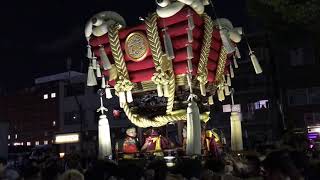 平成30年 石津太神社 石津東ふとん太鼓 ロータリーイベント紙吹雪スモーク演出