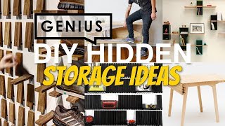 20 Smart DIY Hidden Storage Ideas that Keep Clutter in Check