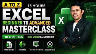 Learn Full Excel Course from Basic to Advanced with AI | Excel AI Masterclass 2026