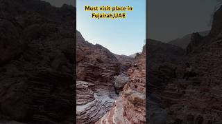 Must visit place in Fujairah #fujairah #uae #travel #mountains #wadi ghub#Spectrum hike