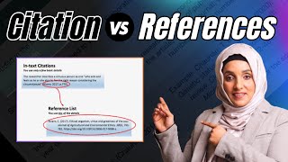 Difference Between Citations and References | Citation vs Refrences