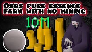 OSRS-Easy Pure Essence FARM! (Leagues/Ironman)