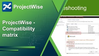 ProjectWise Compatibility matrix