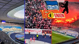 UNION BERLIN IST DER BOSS IM BERLINER DERBY MIT CHOREO & PYRO l Hertha BSC – Union Berlin (1-4)
