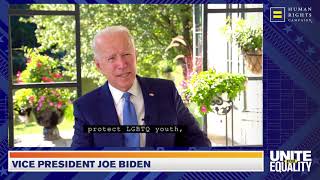 Joe Biden at Unite for Equality Live!