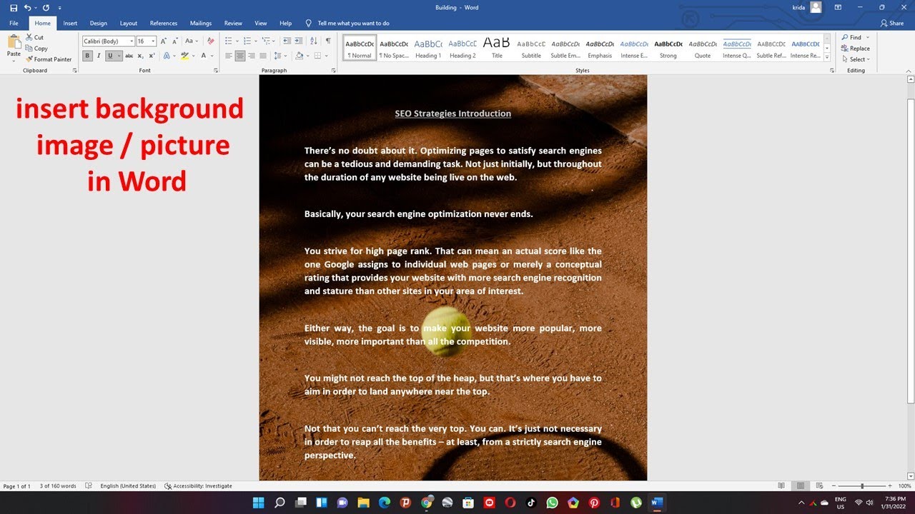 Details 100 How To Set Background Image In Word - Abzlocal.mx