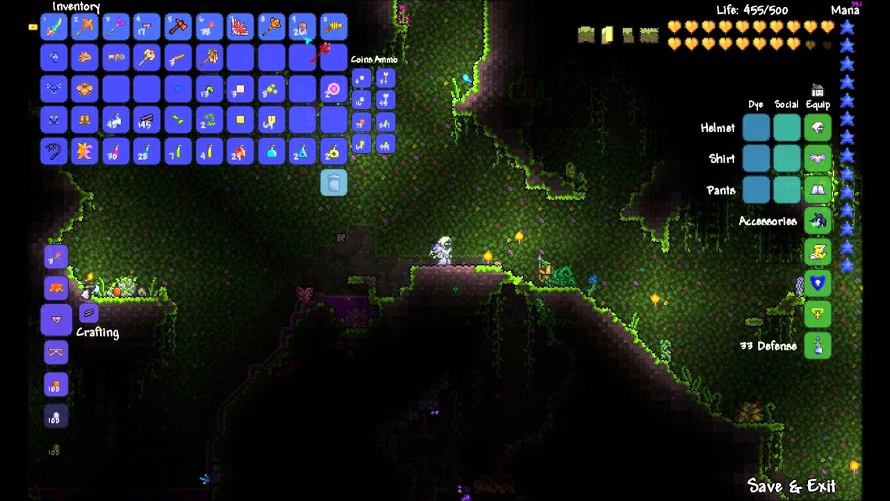 Terraria Plantera Boss Fight Youtube