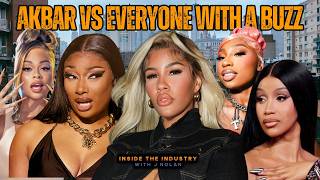 Akbar V Dissing Latto, Cardi B, Megan Thee Stallion, and Trim for Nicki Minaj