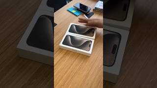 Apple iPhone 15 Pro Max Two sets Unboxing & Screen Protector Applying! #shorts