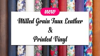 New Printed Vinyl \u0026 Faux Leathers at Sew Yours