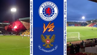 St Johnstone VS Rangers | matchday away vlog | Scottish Cup fourth round