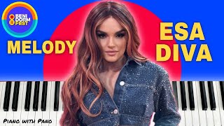 Melody - Esa Diva | Benidorm Fest 🇪🇸 2025 | Piano Cover | Eurovision 2025