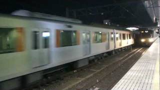 甲種輸送　東武50070系51077F通過シーン　京都駅