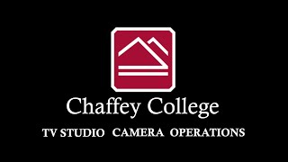 TV Studio Camera Operations Tutorial