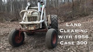 How we are clearing our land with our 1956 Case 300 Ep #24