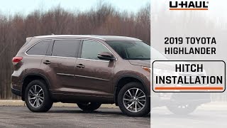 2019 Toyota Highlander Trailer Hitch Installation