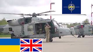 British Army deploys wildcat Recce/Light attack helicopters to Lithuania, in support of NATO.