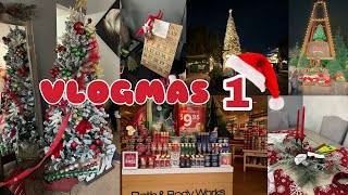 VLOGMAS 1 / FUIMOS A KNOTTS COMPRE MIS VELAS Y LLEGARON LOS ELFOS 🤪