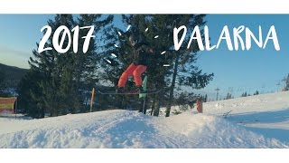 Snowboarding in Sweden, Dalarna (Orsa grönklitt 2017)