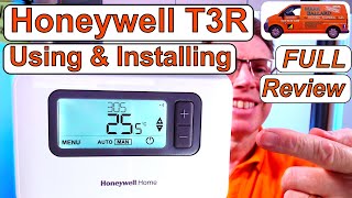 Honeywell T3 \u0026 T3R. How to Operate, Program, Setup, Install and Wiring-Up. Honeywell Home T3R Review