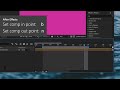 after effects how to set the work area and trim a comp to work area very quick tutorial