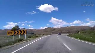 Driving to Christchurch from Tekapo on Inland Scenic Route 72 - Part 1