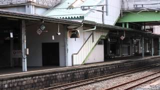 田沢湖線　盛岡駅　発車放送試験(臨時特急こまち313号)　2014年8月23日