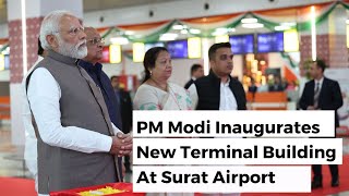 PM Modi Inaugurates Terminal Building At Surat Airport | NDTV Profit