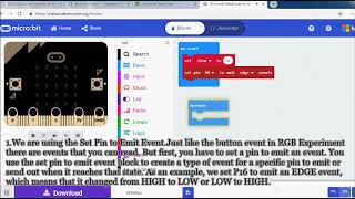 Micro bit lesson 5:Reading a Button Press