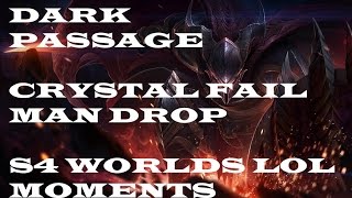 DP Crystal Fail Man Drop - S4 Worlds LoL Moments - DP vs EDG