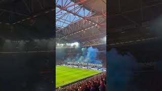 Nordkurven Choreo beim Revierderby 🔥 | Schalke Dortmund 2:2 #s04 #schalke #schalke04