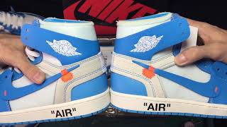 unboxing off white jordan 1