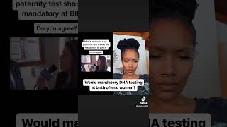 This is why women don’t want mandatory DNA test at birth. 
