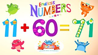 Endless Numbers 71 | Learn Number Seventy - one | Fun Learning for Kids