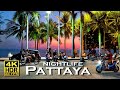 Jomtien Pattaya nightlife and evening 4K 60fps HDR  UHD Dolby Atmos 💖 Walking Tour 👀 Thailand 🇹🇭