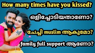 Q \u0026 A / most requested video ☺/ ഒളിച്ചോടിയതാണോ? /diyafavas_official😍 /couple vlog #vlog44