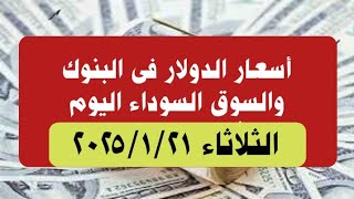 أسعار الدولار فى البنوك والسوق السوداء اليوم الثلاثاء ٢٠٢٥/١/٢١