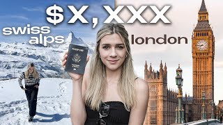 What I Spent on My 2 Week Europe Trip  *luxury on a budget*