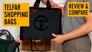 Telfar Medium Shopper Review \u0026 UGG X Telfar Shopping Bags Comparison | Updates in description