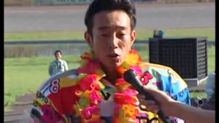 山陽オートGⅡ第3回ライジングカップ優勝選手インタビュー【永井大介選手】_20140907優勝インタビューsanyo