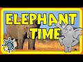 Elephant Time | Elephant Song and Dance for Kids | Captain & Cat