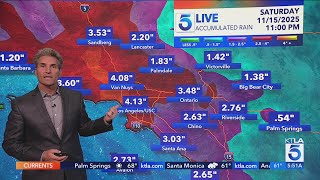 Powerful storm could boost Southern California’s yearly rainfall totals