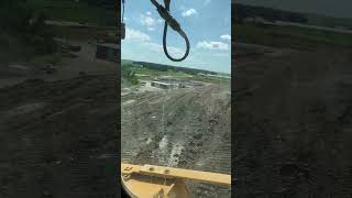 Putting that finish grade on a landfill cap using a CAT D6 Dozer.