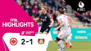 Eintracht Frankfurt - Bayer 04 Leverkusen | Highlights FLYERALARM Frauen-Bundesliga 21/22